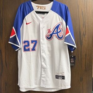 Austin Riley Braves Keep Swinging Jersey